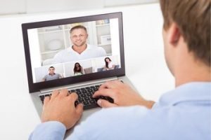 video thuiswerken videomeeting